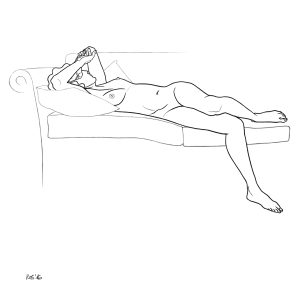 Nonchalance 1 Dibujo original 250€
