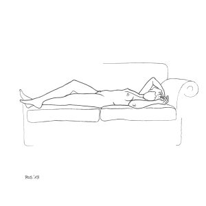 Nonchalance 4 Dibujo original 250€